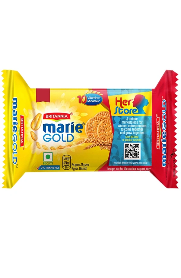 Britannia Marie Gold Biscuits, 64 g (10-MRP)