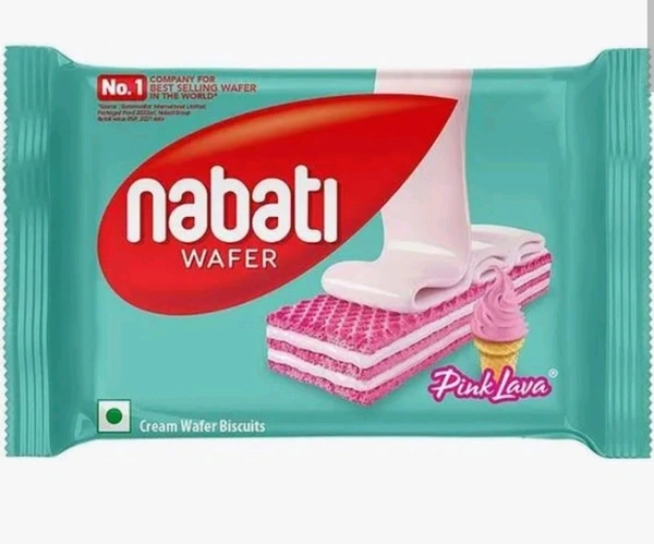 Nabati Pink Lava Cream Wafer Biscuits 28 g (10-MRP)
