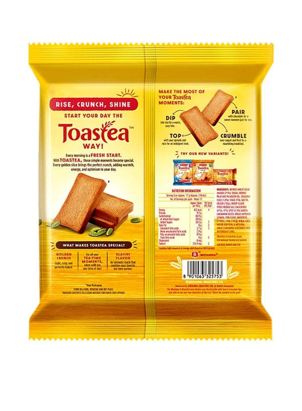Britannia Toastea Premium Bakery Rusk (40-MRP)
