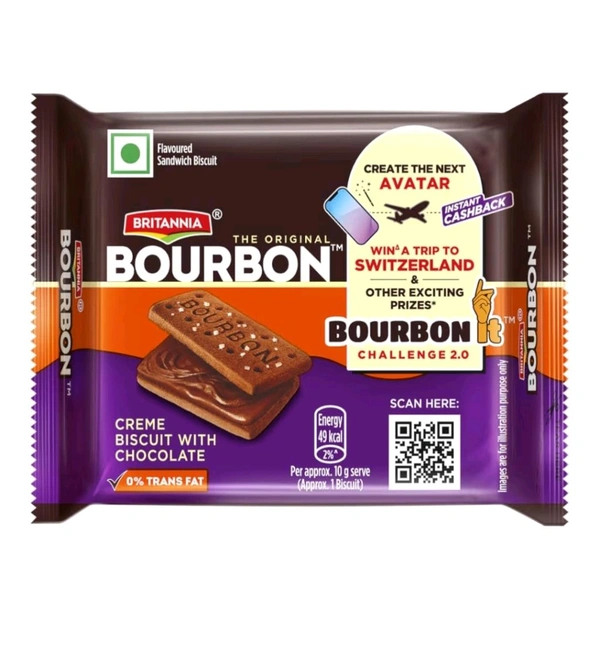 Birtannia Bourbon Biscuit (10-MRP)
