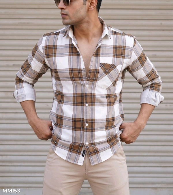 Men's Cotton Check Shirt