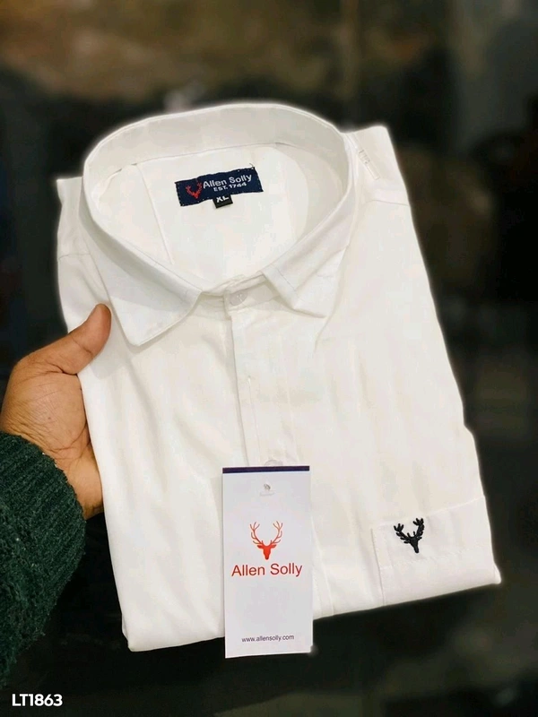 Plain Cotton Full Sleeve Shirts for Men