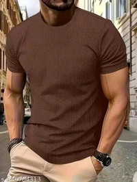 Men Cotton Blend Oversize Tshirts - XL, Kabul