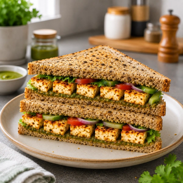13 Multigrain Veg Sandwich - (13 Multigrain Paneer Sandwich)