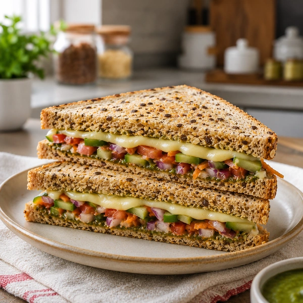 13 Multigrain Veg Sandwich - (13 Multigrain cheese sandwich)