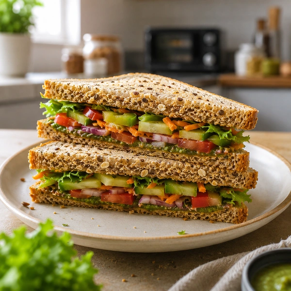 13 Multigrain Veg Sandwich - (13 multigrain veg Sandwich)