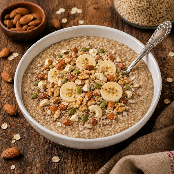 Smart Food Nutrition Bowl - ( With Banana, Seeds & More Dryfruits )