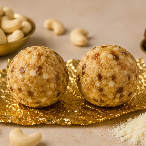 Kaju Dates Laddu with Milk Powder | 2 Pieces | Healthy Energy Snack | Urjas Life