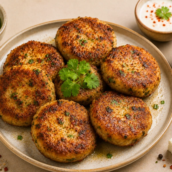 Ghee Roasted Paneer Protein Tikki | High Protein Healthy Snack | Urjas Life