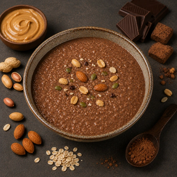 Premium Talbeenah Bowl - ( With Chocolate & Peanut Butter )