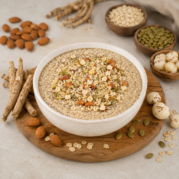 Ashwagandha & Musli Power Bowl | High Protein Energy & Strength Bowl | 27+ Herbs | Urjas Life