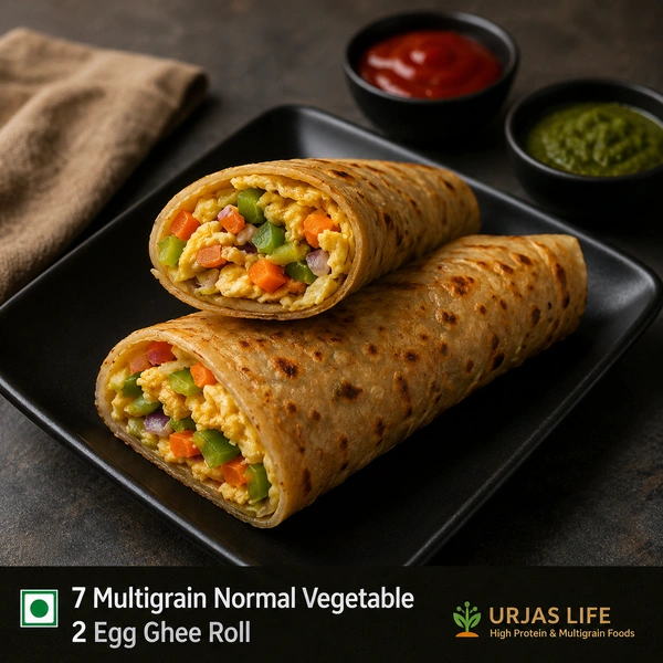 7 Multigrain Veg 2 Egg Ghee Roll - (Vegitable 2 age ghee)