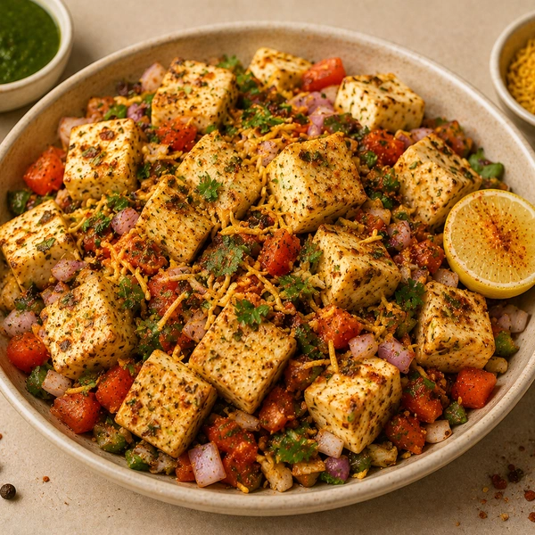 Tangy Paneer Protein Chaat | High Protein Healthy Chaat | Urjas Life