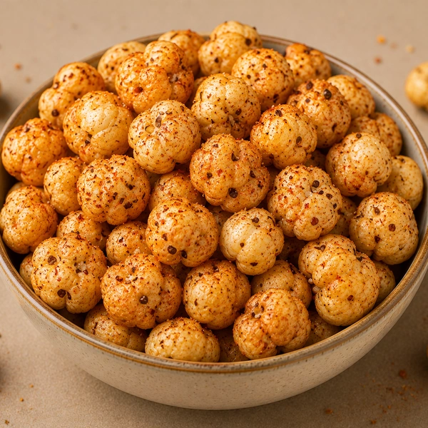 Roasted Big Size Spicy Makhana | Healthy Crunchy Snack | Urjas Life