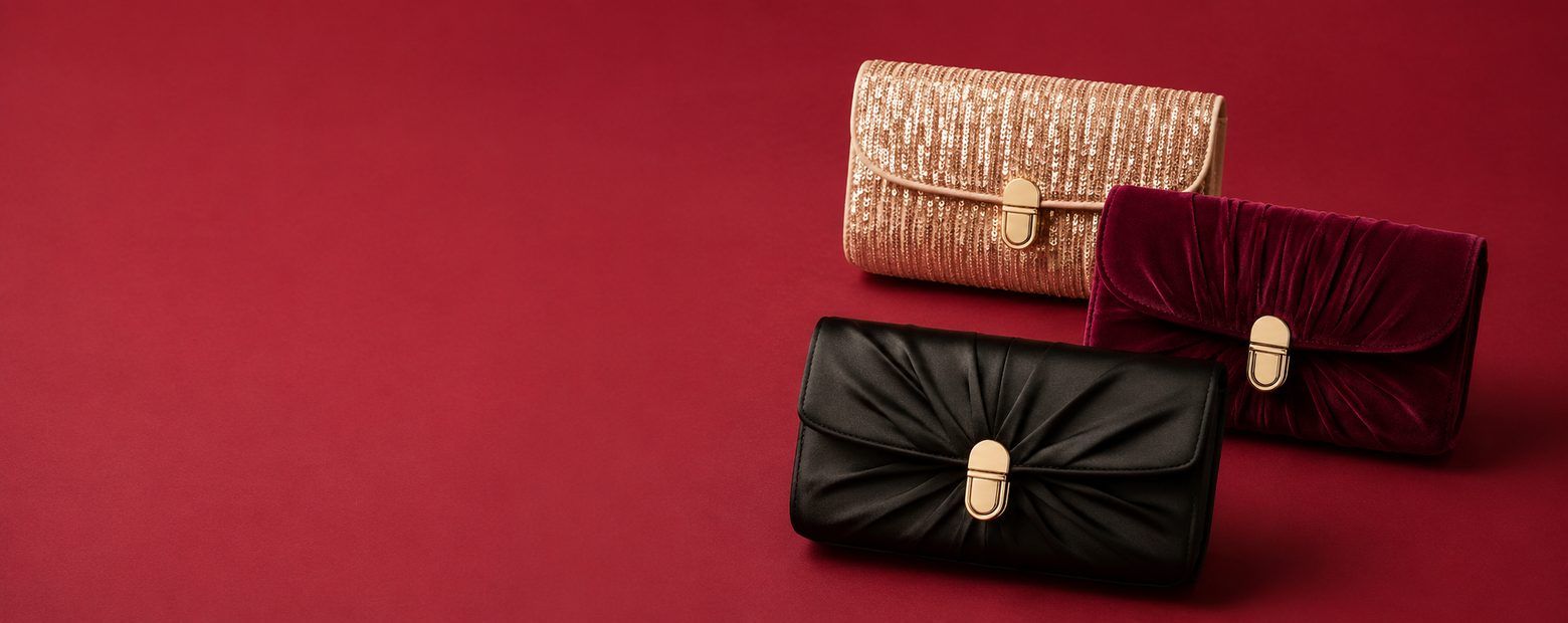 Partywear collection — occasion bags, clutches and statement accessories
