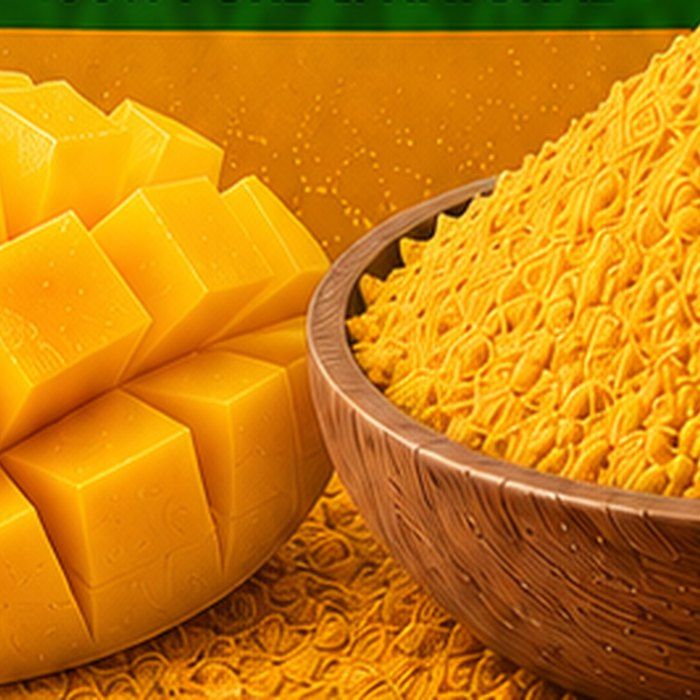 Mango powder smoothie