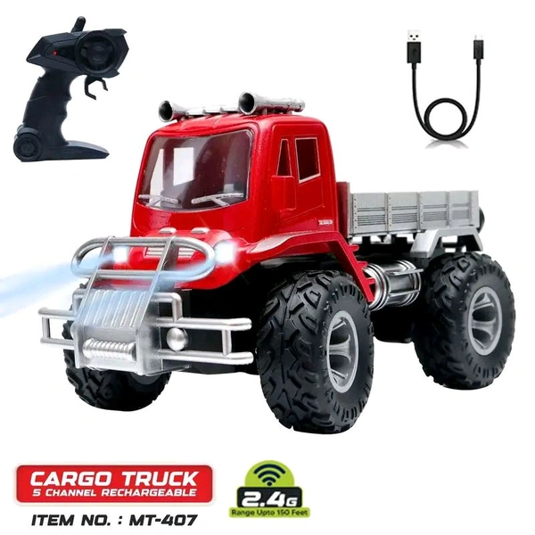 Wonder Cargo Truck Off Roader Rechargeable Remote Control Car (Model MT-407).