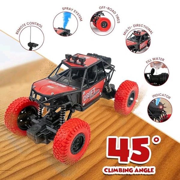 rechargeable Remote Control Rock Crawler Monster Truck toy.