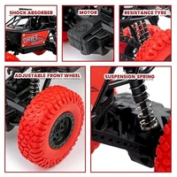 rechargeable Remote Control Rock Crawler Monster Truck toy.