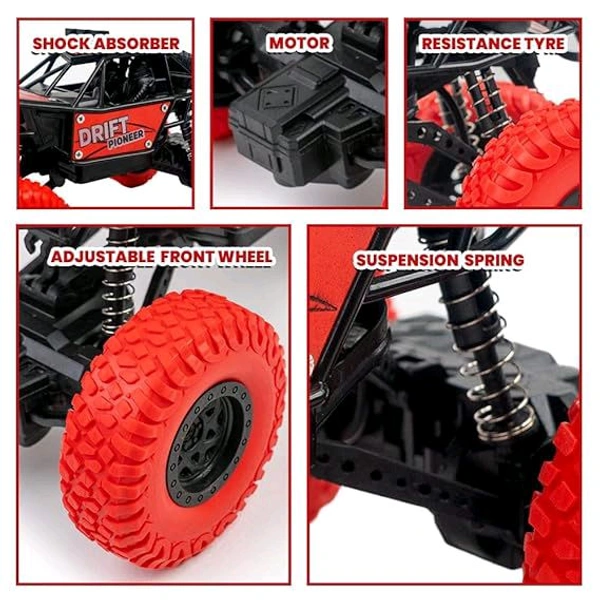 rechargeable Remote Control Rock Crawler Monster Truck toy.