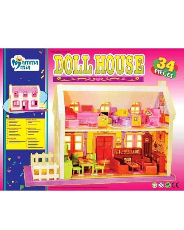 Doll House 34 Pieces