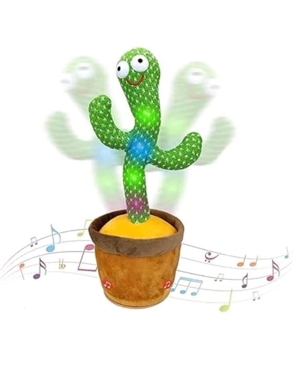 Rechargeable Talking Cactus Baby Toys for Kids Dancing Cactus Toys Can Sing Wriggle & Singing Recording Repeat What You Say | Durable & Premium Baby Toys