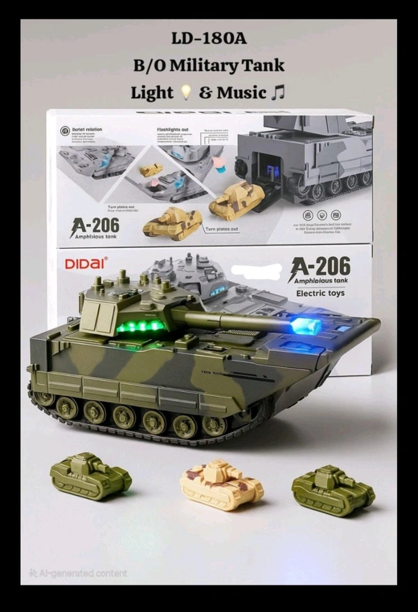 DIDAI A-206 Amphibious Tank Electric Toy