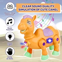 Musical Toy for Kids | Musical Camel Toy for Kids | Flashing Lights & Sound Toys | Interactive Baby Crawling Toy | Battery Operated Toys | Birthday Gift for Boys and Girls