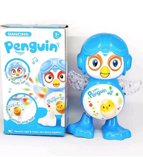 Musical Toys for Baby | Dazzling Lights | Dynamic Sound Toys | 3+ Year Old Baby | Musical Flash Lightning Walking | Ideal for Gifting | Penguin Ig | Multicolor