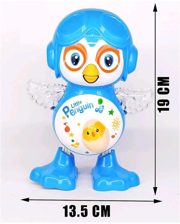 Musical Toys for Baby | Dazzling Lights | Dynamic Sound Toys | 3+ Year Old Baby | Musical Flash Lightning Walking | Ideal for Gifting | Penguin Ig | Multicolor