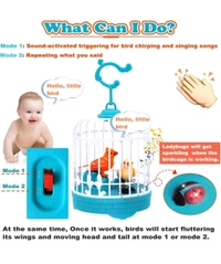 RECHARGEABLE Talking Bird Toy for Kids | Repeats What You Say | Singing, Speaking, and Dancing Bird Toy| Funny Education Toys for Children Playing at Home