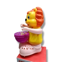 Lion Drummer Toy for Kids - Swinging & Rotating Funny Musical Drum Beat Toys for Kids & Toddlers, Light and Music Toys for Babies & Toddlers (Multicolor)