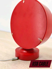 RED HEART LIGHT LAMP WITH 3 DIFFERENT LIGHT'S AND USES WITH CABLE AND CELL.