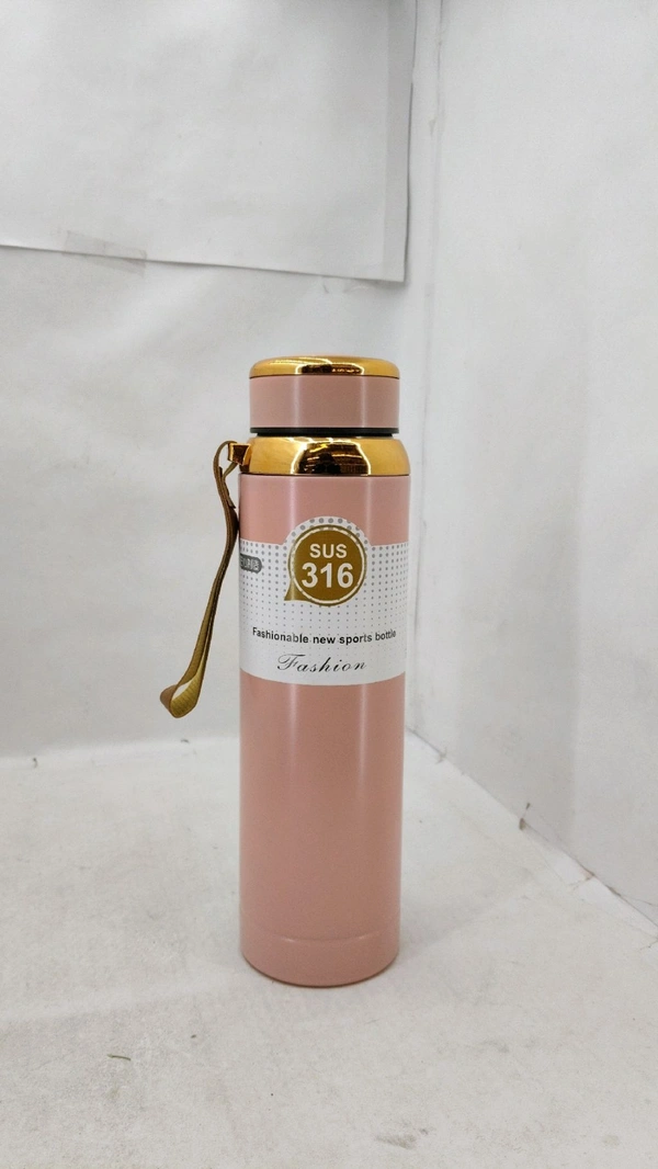 a New Pink Sport 316 Stainless Steel Vacuum Bottle Big.