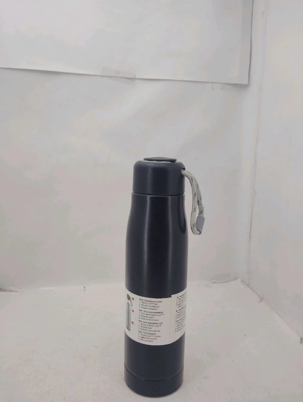 Black Fashion Short Bottle Stainless Steel.