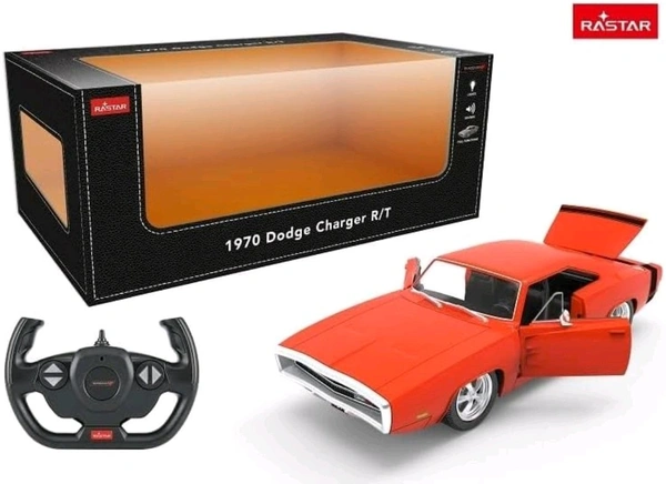 RASTAR RC Car 1/16 Scale 2.4Ghz Remote Control Car for Dodge Charger R/T R/C Toy Car Model Vehicle.