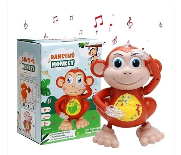 Dancing Monkey Toy for Kids | Fun Musical & Light-Up Toy | for Baby Boys & Girls