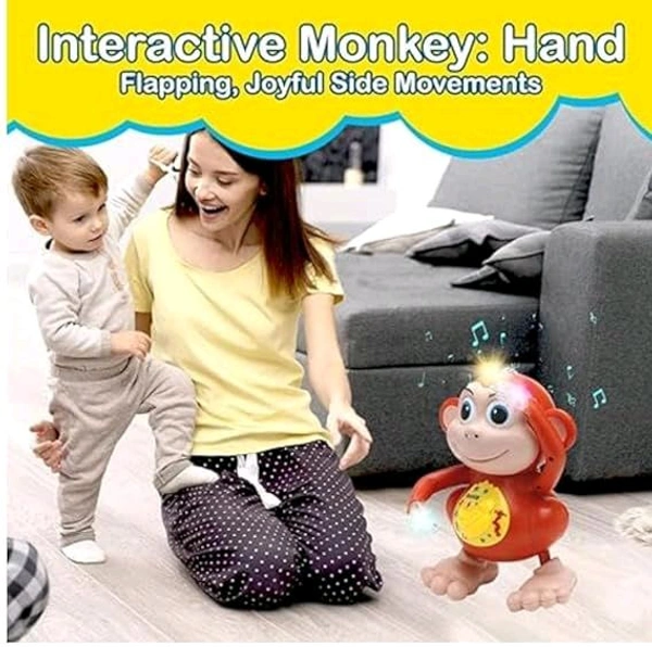 Dancing Monkey Toy for Kids | Fun Musical & Light-Up Toy | for Baby Boys & Girls