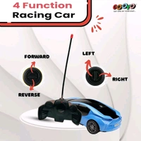 a 3D famous remote-controlled toy racing car.
It features 4-way control: forward, reverse, left, and right turns.