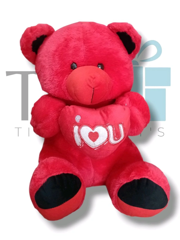 Premium Quality Red Teddy With Heart I ❤️ U Soft Toy