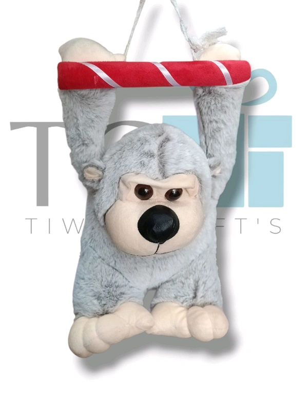 Hanging Monkey Premium Quality White Grey Colour