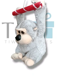 Hanging Monkey Premium Quality White Grey Colour