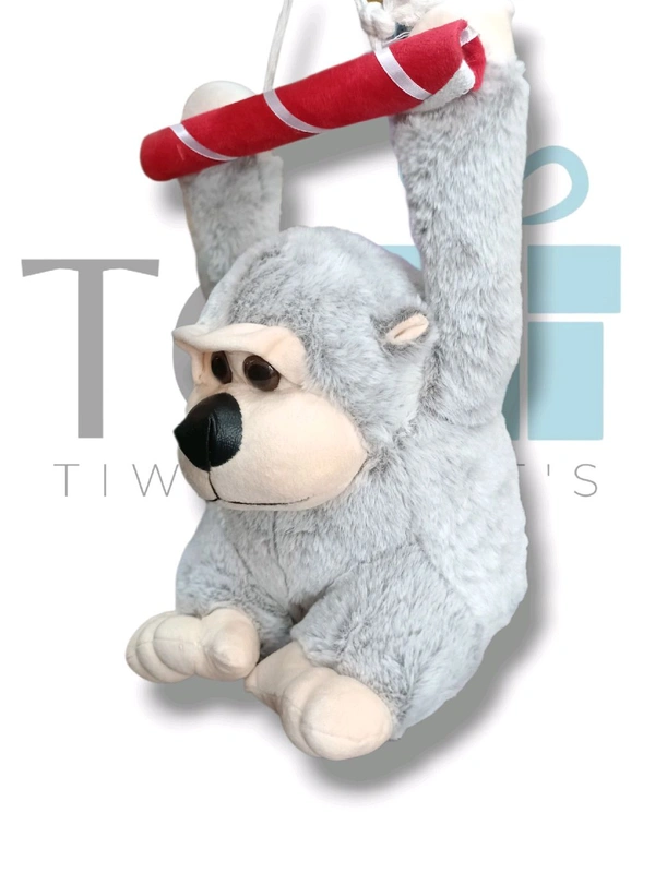 Hanging Monkey Premium Quality White Grey Colour