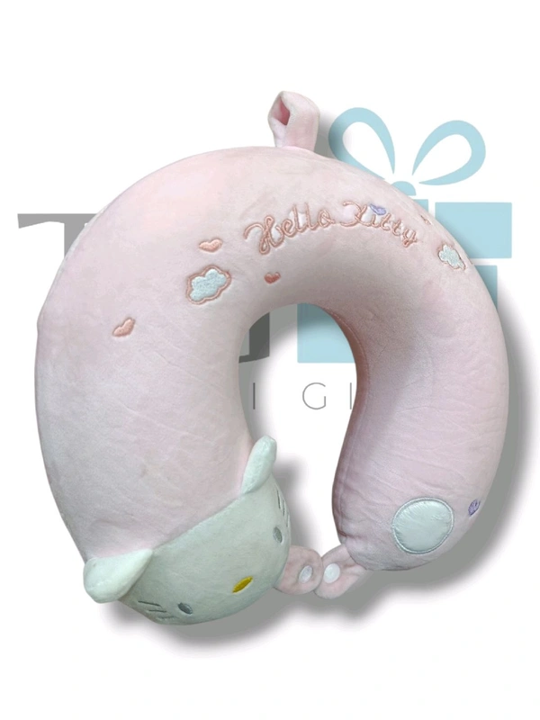 Neck Pillow Premium Quality Super Soft - pink