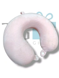 Neck Pillow Premium Quality Super Soft - pink
