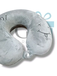Neck Pillow Premium Quality Super Soft - Grey