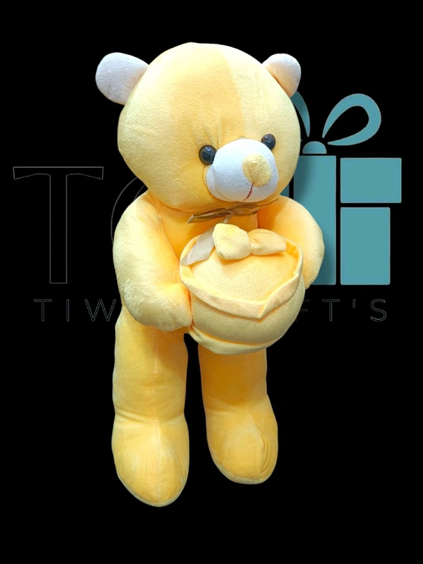 Premium Quality Cake Teddy Yellow Colour