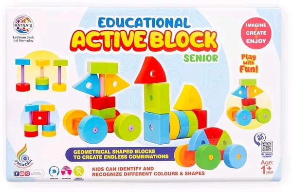 Educational active Block. 
