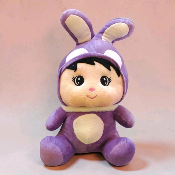Masha Soft Toy Doll. - Purple