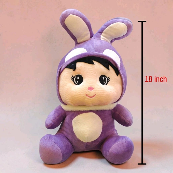 Masha Soft Toy Doll. - Purple